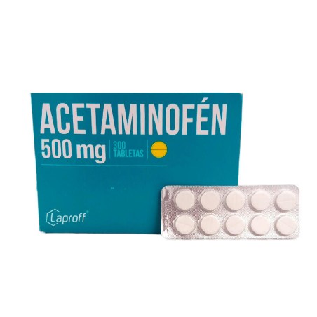 Acetaminofén Fracción Blíster 10 Tabletas 500Mg