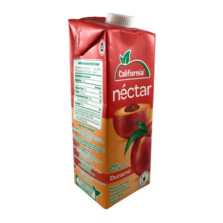 Jugo Néctar California Durazno 1000ml