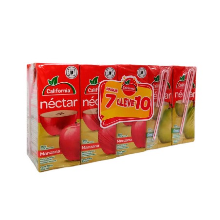 Jugo Néctar California Surtido P7Ll10 unds 2000mL