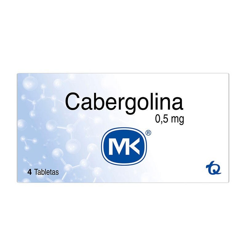 Cabergolina Mk 4 Tabletas 0.5mg