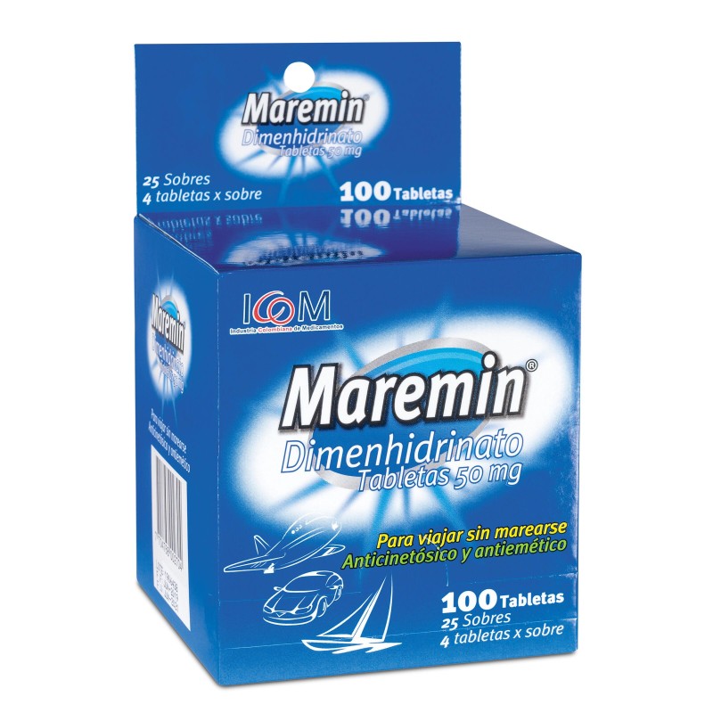 Maremin Icom Sobre 4 Tabletas 50mg