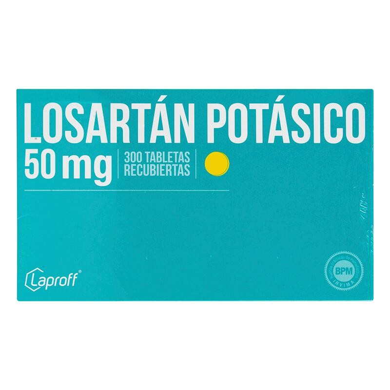 Losartán Potásico Laproff 300 Tabletas 50mg