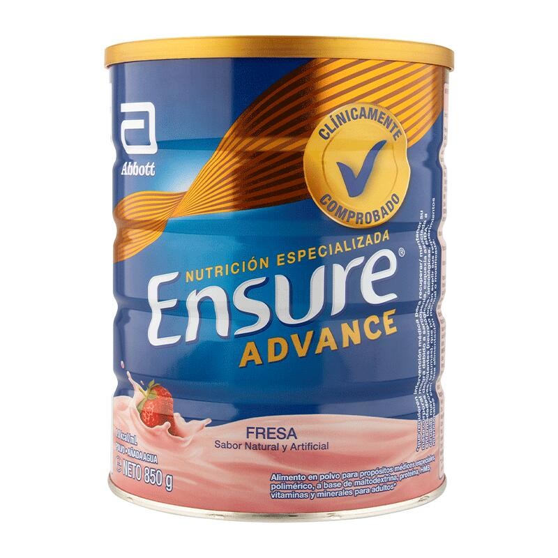 Ensure Advance en Polvo Sabor Fresa 850gr