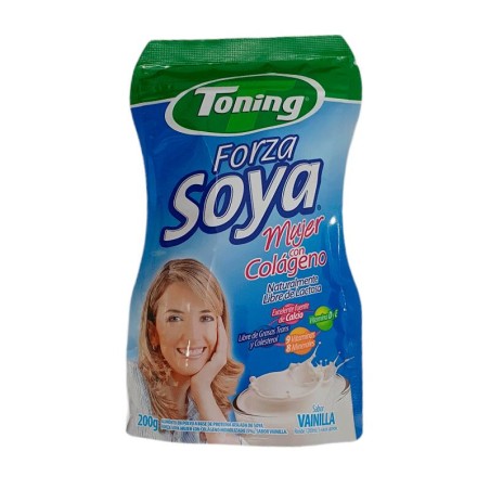 Leche de Soya Toning en Polvo Vainilla Forza Mujer 200gr