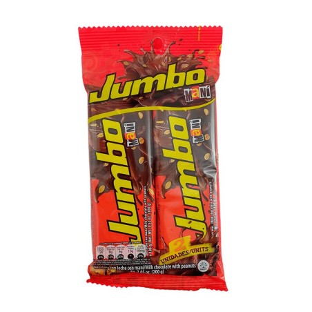 Chocolatina Jumbo Maní 2 Und 100gr C/U