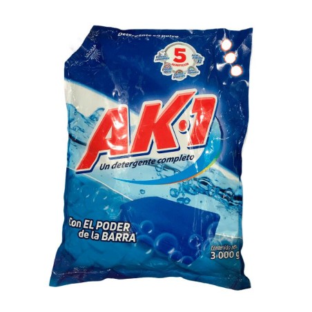 Detergente Ak1 en Polvo 3000gr