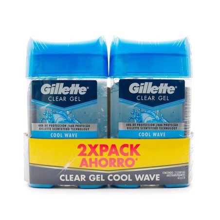 Desodorante Gillette Cool Wave 2 Und 164gr