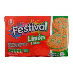 Galletas Festival Sabor A Limón 12 Und 403gr