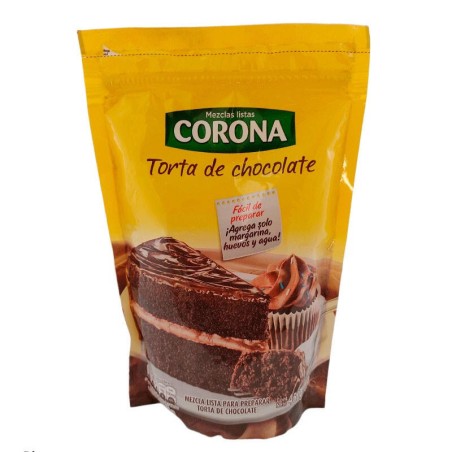 Mezcla para Torta Corona Sabor Chocolate 450gr