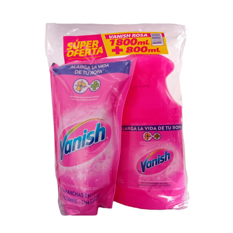 Vanish Rosa 1800mL + 800mL