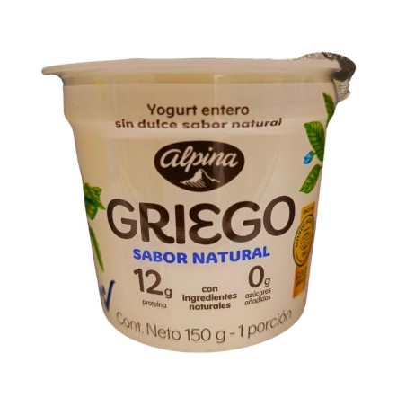 Yogurt griego Alpina natural x150g