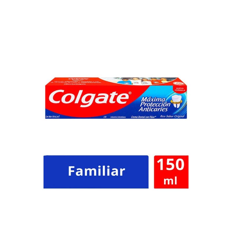 Crema Dental Colgate Protección Anti caries 150mL