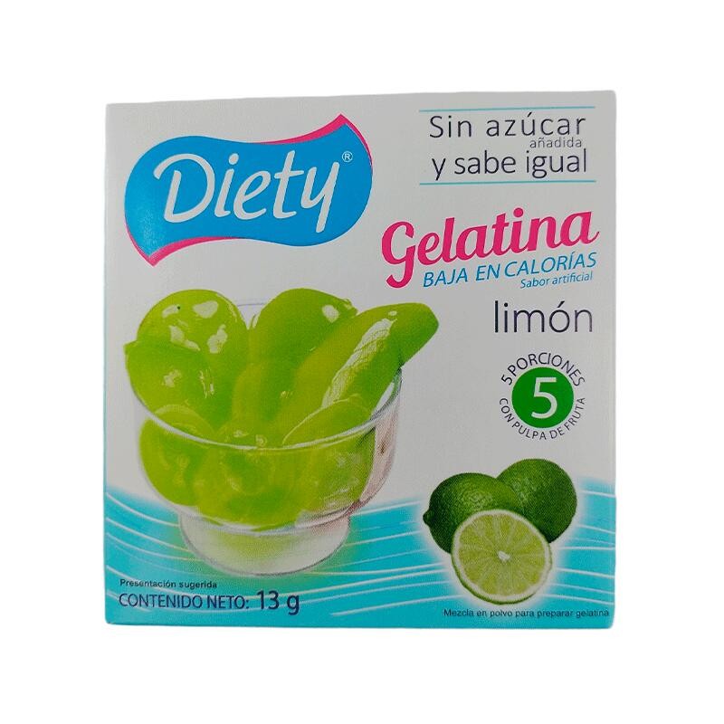 Gelatina Diety Limón 13gr