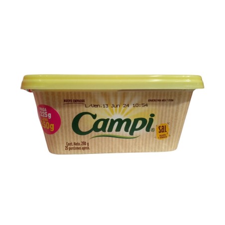 Mantequilla Campi Con Sal X225/250g