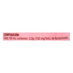 Acetaminofén Jarabe Sabor Cereza 120mL 150mg