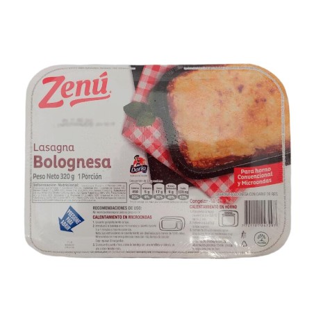 Lasagna Bolognesa  Zenú 320gr