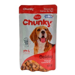 Chunky Delidog Trozos de Carne 100gr