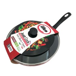 Sartén Wok Ilko Con Tapa Vidrio 28cm