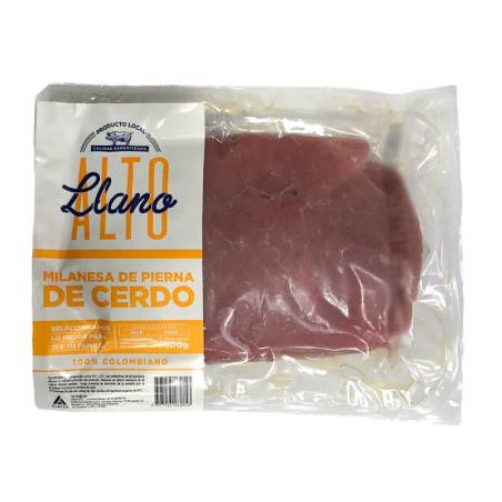 Milanesa de Pierna de Cerdo Llano Alto 500gr