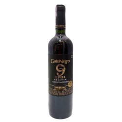 Vino Gato Negro 9 Vidas Cabernet Sauvignon 750ml