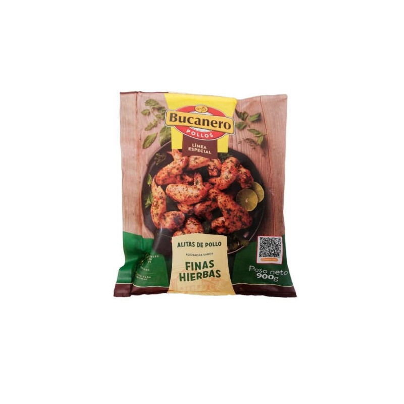 Alitas de Pollo Hierbas Finas Bucanero 900gr