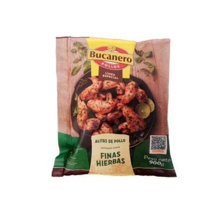 Alitas de Pollo Hierbas Finas Bucanero 900gr