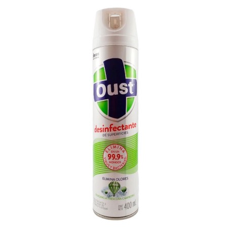 Desinfectante Oust Frescura Campestre Aerosol 400ml