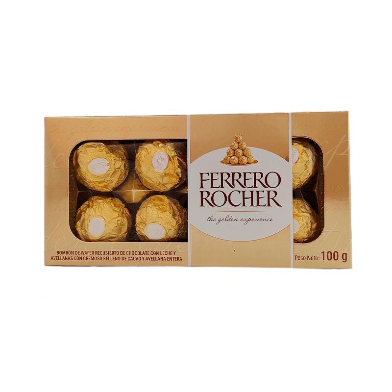 Ferrero Roche 8 Und 100gr Caja