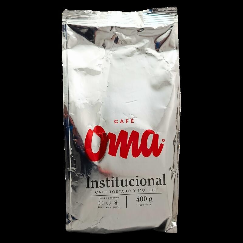 Café Oma Institucional Tostado y Molido 400gr