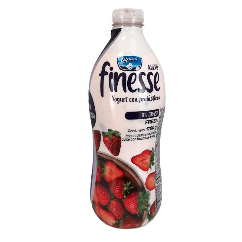 Yogurt Alpina Finesse Sabor a Fresa 1700gr