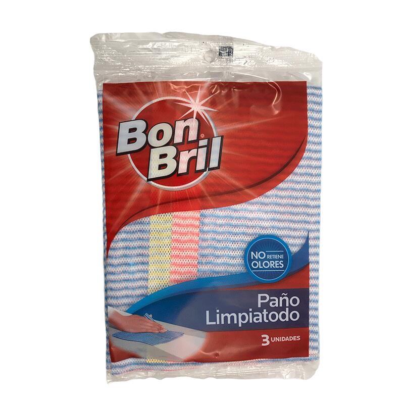 Paño Bon Bril Limpiatodo 3 Und