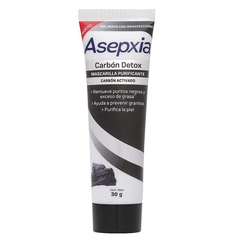 Mascarilla Asepxia Carbón Détox 30gr