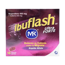 Ibuflash Ultra Forte 18 Cápsulas