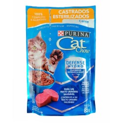 Cat Chow Adultos Esterilizados Carne 85gr