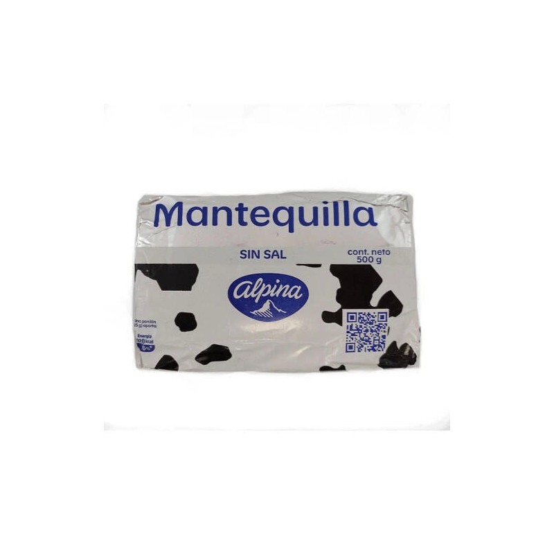 Mantequilla Alpina sin Sal 500gr