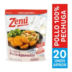 Nuggets de Pollo Apanados Zenú 20 Und 340gr