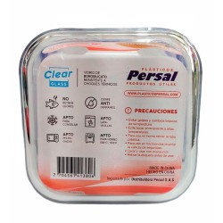 Táper Rectangular Hermético Persal N°3 Capacidad 800ml