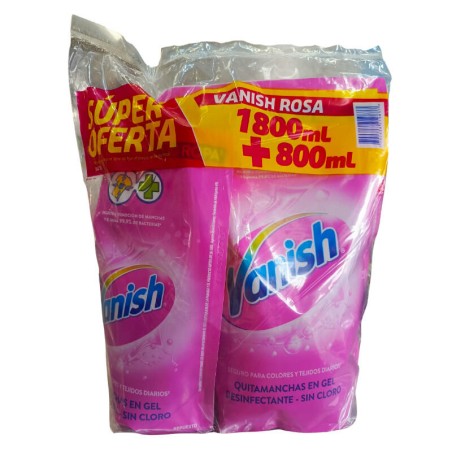 Vanish Multiusos Ropa Color Doypack X1800ML + 800ML