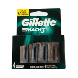 Repuesto Maquina de Afeitar Gillette Mach3 4 Und