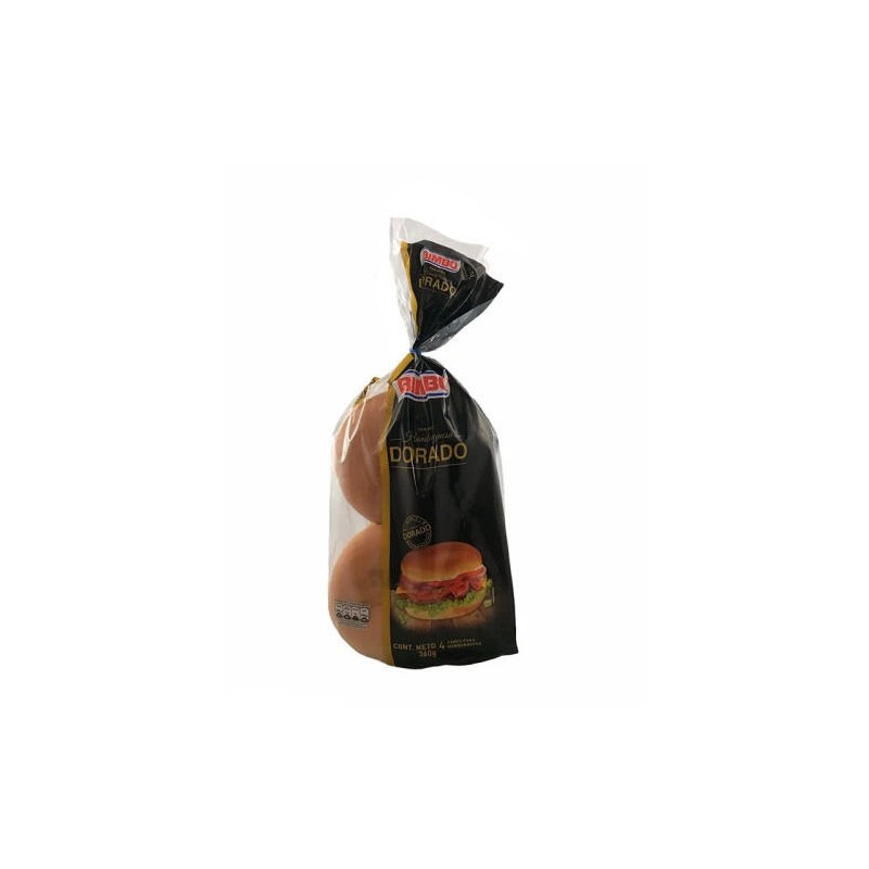 Pan Hamburguesa Bimbo Dorado 4 Und 360gr