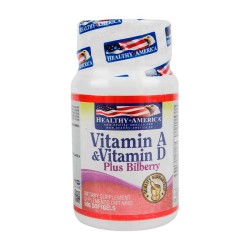 Vitamina A y D Healthy América 100 Cápsulas