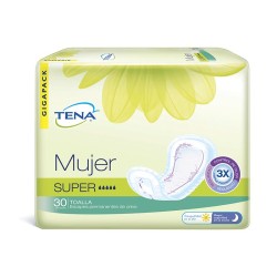 Toallas Tena Mujer Super 30 Und