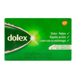 Dolex 24 Tabletas 500mg