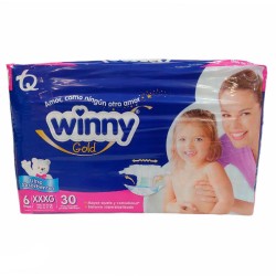 Pañales Winny Gold Etapa 6 30 Und