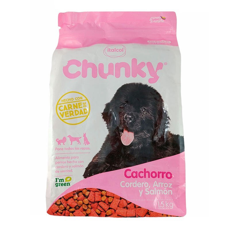 Chunky Cachorros Cordero, Arroz y Salmón 1.500gr