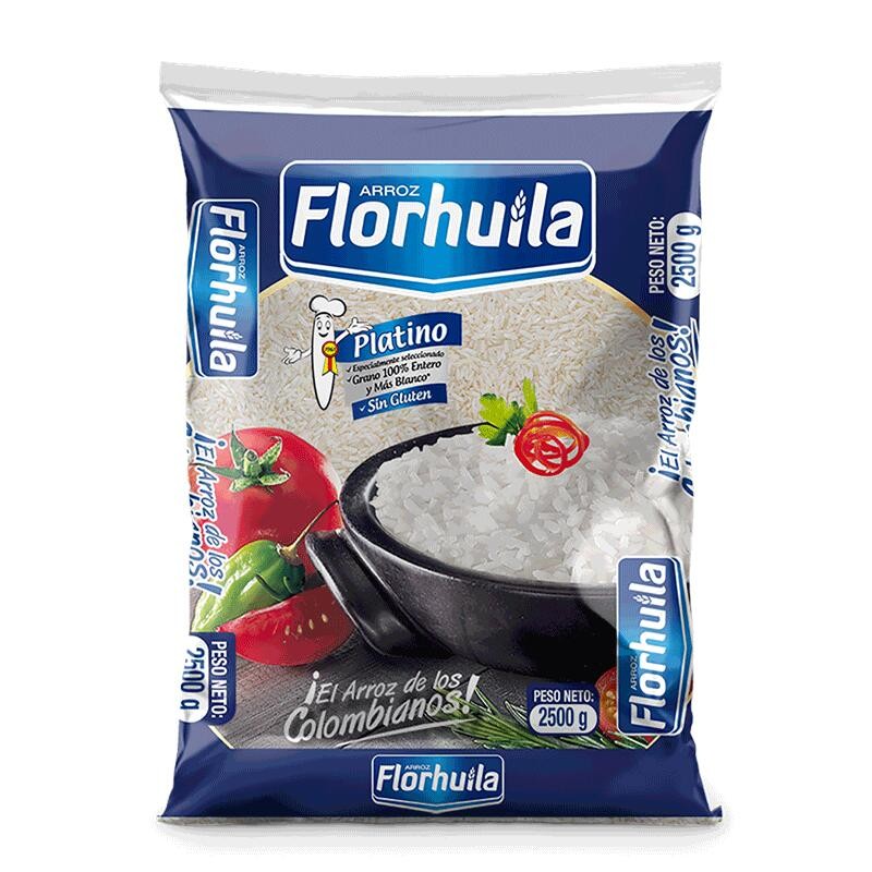 Arroz Florhuila Platino 2500gr