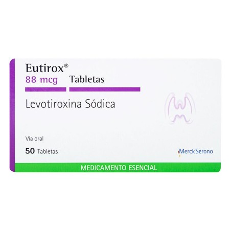 Eutirox Merck 50 Tabletas 88mcg