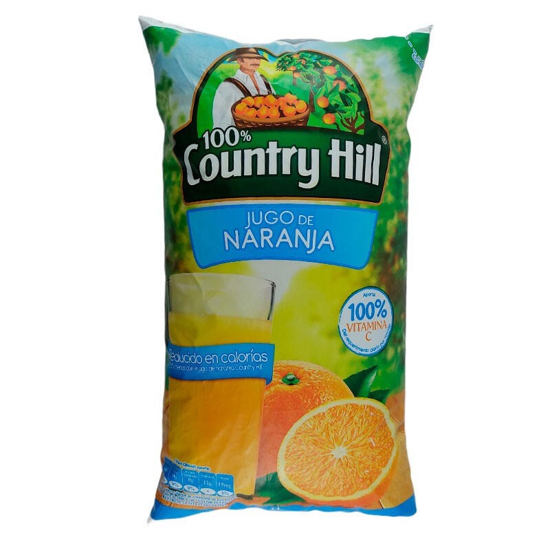 Jugo Country Hill Naranja Cero Calorías 1000ml