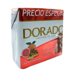 Jabón Dorado Toronja Rosada 3 Und 375gr