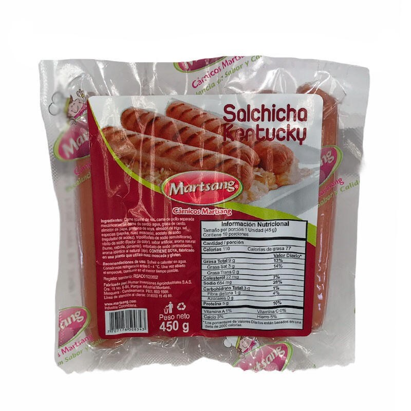 Salchicha Kentucky Martsang  450gr